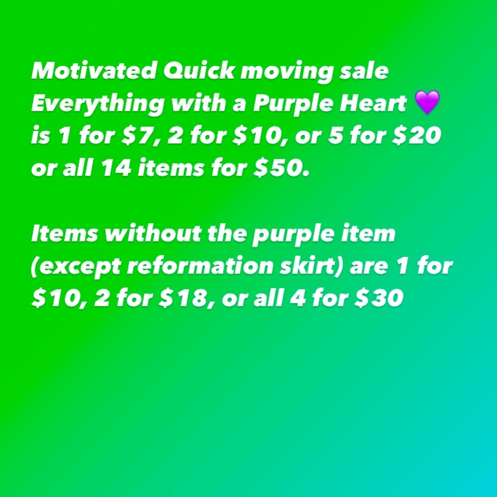 💜 1 for $7, 2 for $10, or 5 for $20 bundles! 💜